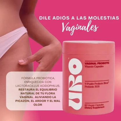 Dile adiós al mal olor, al flujo extraño, ardor y picazón en tu zona intima con nuestros probióticos URO, el mejor aliado para las mujeres, el ORIGINAL, no te dejes engañar lo barato sale caro